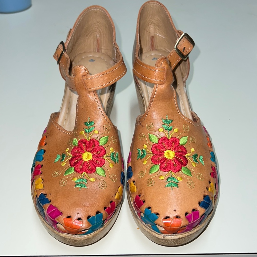 Mexican leather shoes